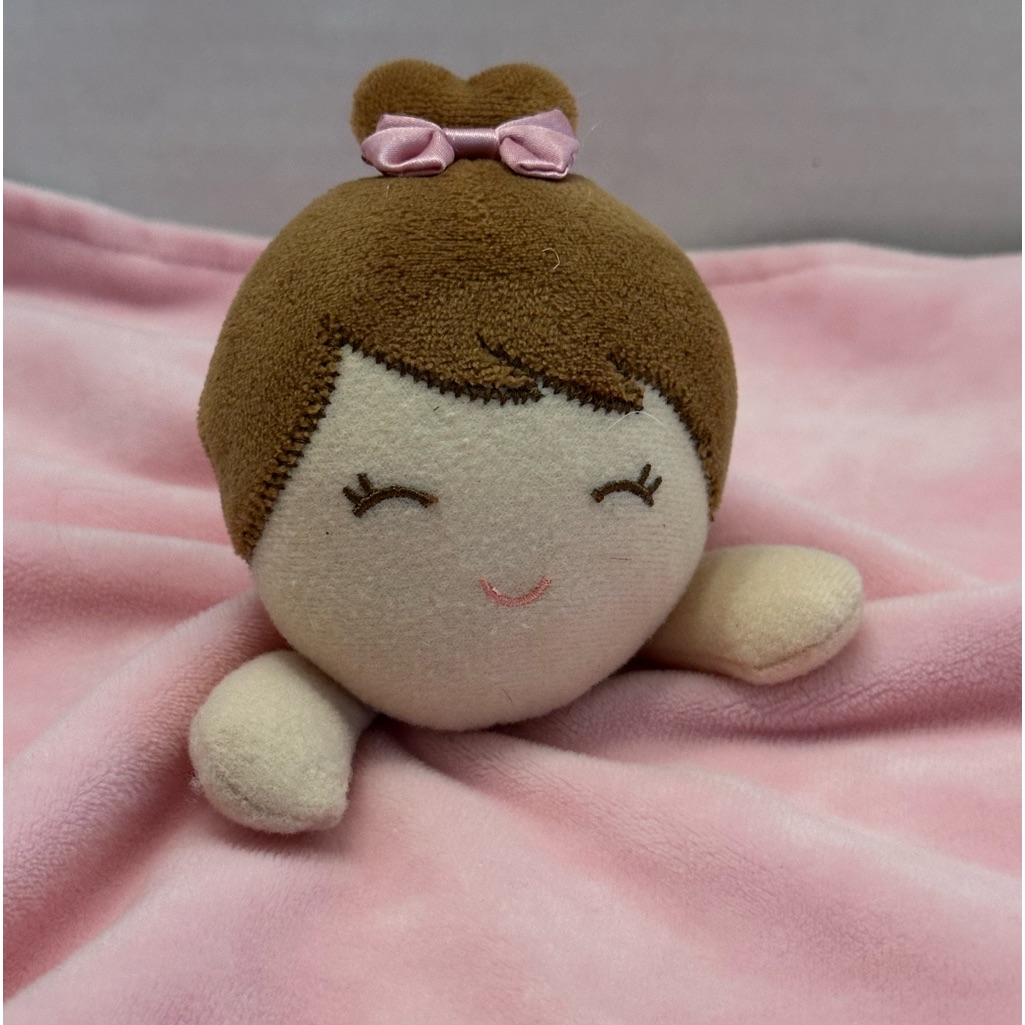 Baby Starters Little Sweet Heart Ballerina Rattle Lovey Security Blanket